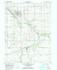 Greentown Indiana Historical topographic map, 1:24000 scale, 7.5 X 7.5 Minute, Year 1960