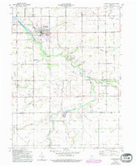Greentown Indiana Historical topographic map, 1:24000 scale, 7.5 X 7.5 Minute, Year 1960