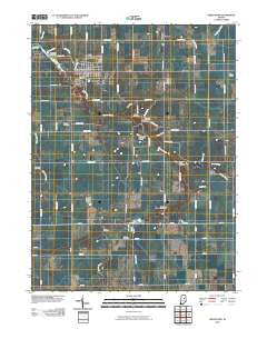 Greentown Indiana Historical topographic map, 1:24000 scale, 7.5 X 7.5 Minute, Year 2010
