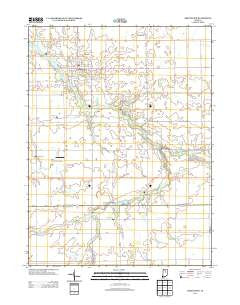 Greentown Indiana Historical topographic map, 1:24000 scale, 7.5 X 7.5 Minute, Year 2013