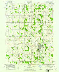 Hagerstown Indiana Historical topographic map, 1:24000 scale, 7.5 X 7.5 Minute, Year 1960