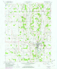Hagerstown Indiana Historical topographic map, 1:24000 scale, 7.5 X 7.5 Minute, Year 1960