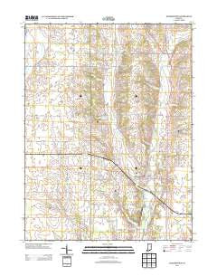 Hagerstown Indiana Historical topographic map, 1:24000 scale, 7.5 X 7.5 Minute, Year 2013