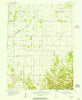 Hall Indiana Historical topographic map, 1:24000 scale, 7.5 X 7.5 Minute, Year 1955