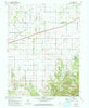 Hall Indiana Historical topographic map, 1:24000 scale, 7.5 X 7.5 Minute, Year 1970