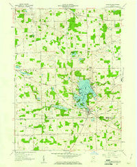 Hamilton Indiana Historical topographic map, 1:24000 scale, 7.5 X 7.5 Minute, Year 1959