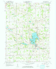Hamilton Indiana Historical topographic map, 1:24000 scale, 7.5 X 7.5 Minute, Year 1959
