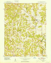 Hardinsburg Indiana Historical topographic map, 1:24000 scale, 7.5 X 7.5 Minute, Year 1949