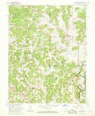 Hardinsburg Indiana Historical topographic map, 1:24000 scale, 7.5 X 7.5 Minute, Year 1966
