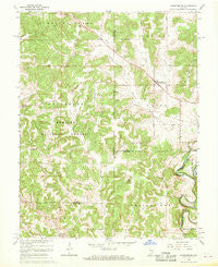 Hardinsburg Indiana Historical topographic map, 1:24000 scale, 7.5 X 7.5 Minute, Year 1966