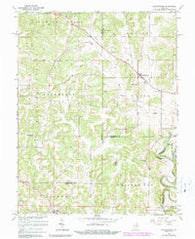 Hardinsburg Indiana Historical topographic map, 1:24000 scale, 7.5 X 7.5 Minute, Year 1966
