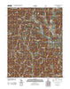 Hardinsburg Indiana Historical topographic map, 1:24000 scale, 7.5 X 7.5 Minute, Year 2011