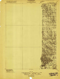 Harrison Ohio Historical topographic map, 1:48000 scale, 15 X 15 Minute, Year 1915