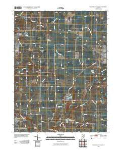 Hartford City West Indiana Historical topographic map, 1:24000 scale, 7.5 X 7.5 Minute, Year 2010