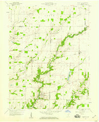 Hartsville Indiana Historical topographic map, 1:24000 scale, 7.5 X 7.5 Minute, Year 1958