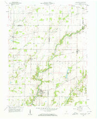Hartsville Indiana Historical topographic map, 1:24000 scale, 7.5 X 7.5 Minute, Year 1958