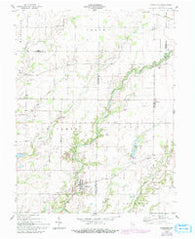 Hartsville Indiana Historical topographic map, 1:24000 scale, 7.5 X 7.5 Minute, Year 1958
