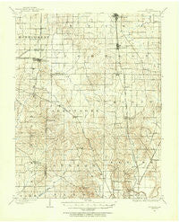 Haubstadt Indiana Historical topographic map, 1:62500 scale, 15 X 15 Minute, Year 1901