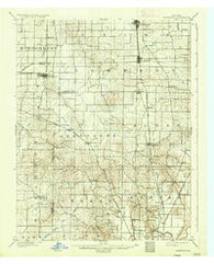 Haubstadt Indiana Historical topographic map, 1:62500 scale, 15 X 15 Minute, Year 1903