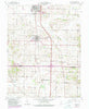 Haubstadt Indiana Historical topographic map, 1:24000 scale, 7.5 X 7.5 Minute, Year 1961