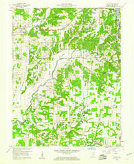 Hayden Indiana Historical topographic map, 1:24000 scale, 7.5 X 7.5 Minute, Year 1959