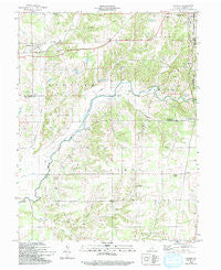 Hayden Indiana Historical topographic map, 1:24000 scale, 7.5 X 7.5 Minute, Year 1959