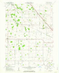 Hazelrigg Indiana Historical topographic map, 1:24000 scale, 7.5 X 7.5 Minute, Year 1961