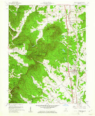Henryville Indiana Historical topographic map, 1:24000 scale, 7.5 X 7.5 Minute, Year 1960