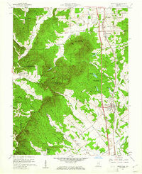 Henryville Indiana Historical topographic map, 1:24000 scale, 7.5 X 7.5 Minute, Year 1960