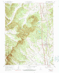 Henryville Indiana Historical topographic map, 1:24000 scale, 7.5 X 7.5 Minute, Year 1960