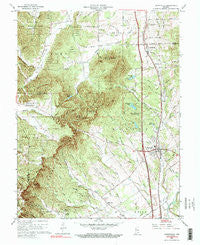 Henryville Indiana Historical topographic map, 1:24000 scale, 7.5 X 7.5 Minute, Year 1960