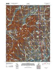 Henryville Indiana Historical topographic map, 1:24000 scale, 7.5 X 7.5 Minute, Year 2010