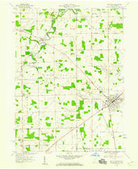 Hicksville Ohio Historical topographic map, 1:24000 scale, 7.5 X 7.5 Minute, Year 1958