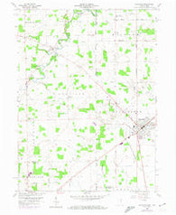 Hicksville Ohio Historical topographic map, 1:24000 scale, 7.5 X 7.5 Minute, Year 1958