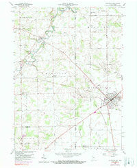 Hicksville Ohio Historical topographic map, 1:24000 scale, 7.5 X 7.5 Minute, Year 1958