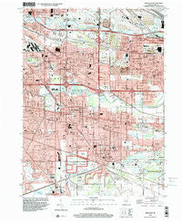 Highland Indiana Historical topographic map, 1:24000 scale, 7.5 X 7.5 Minute, Year 1998