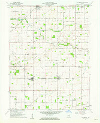 Hillisburg Indiana Historical topographic map, 1:24000 scale, 7.5 X 7.5 Minute, Year 1961