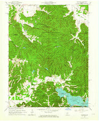 Hindustan Indiana Historical topographic map, 1:24000 scale, 7.5 X 7.5 Minute, Year 1961