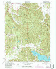 Hindustan Indiana Historical topographic map, 1:24000 scale, 7.5 X 7.5 Minute, Year 1961