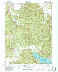 Hindustan Indiana Historical topographic map, 1:24000 scale, 7.5 X 7.5 Minute, Year 1961