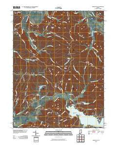 Hindustan Indiana Historical topographic map, 1:24000 scale, 7.5 X 7.5 Minute, Year 2010