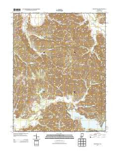 Hindustan Indiana Historical topographic map, 1:24000 scale, 7.5 X 7.5 Minute, Year 2013