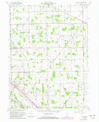 Hoagland Indiana Historical topographic map, 1:24000 scale, 7.5 X 7.5 Minute, Year 1961