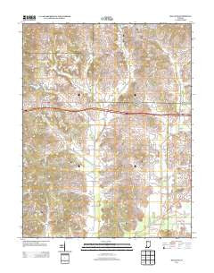 Holland Indiana Historical topographic map, 1:24000 scale, 7.5 X 7.5 Minute, Year 2013