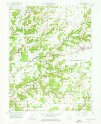 Holton Indiana Historical topographic map, 1:24000 scale, 7.5 X 7.5 Minute, Year 1959