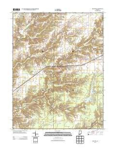 Holton Indiana Historical topographic map, 1:24000 scale, 7.5 X 7.5 Minute, Year 2013