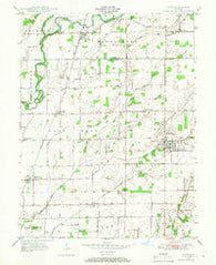 Hope Indiana Historical topographic map, 1:24000 scale, 7.5 X 7.5 Minute, Year 1947