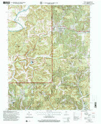 Huron Indiana Historical topographic map, 1:24000 scale, 7.5 X 7.5 Minute, Year 1993