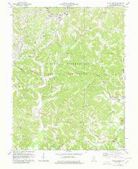 Indian Springs Indiana Historical topographic map, 1:24000 scale, 7.5 X 7.5 Minute, Year 1978