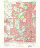 Indianapolis West Indiana Historical topographic map, 1:24000 scale, 7.5 X 7.5 Minute, Year 1967